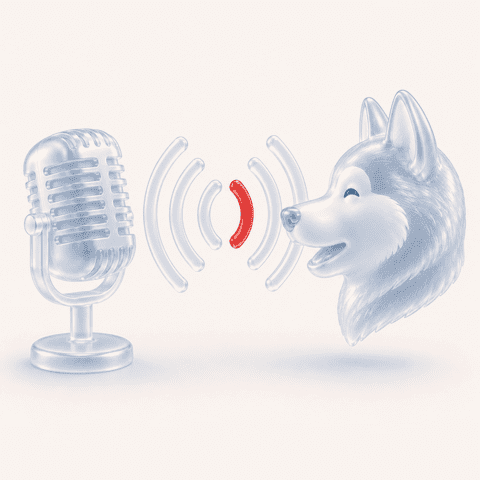 Hands-free voice conversation with ClipDog - speak a question and hear the answer read back